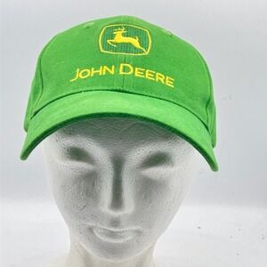 John Deere Hat Green Baseball Cap Nothing Runs Like‎ a Deere Adjustable